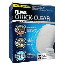 Filter media Quick-Clear for sponge filter Fluval 306/307 406/407 6pcs