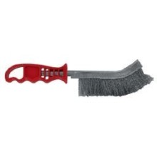 Steel wire brush with plastic handle, Tivoly
