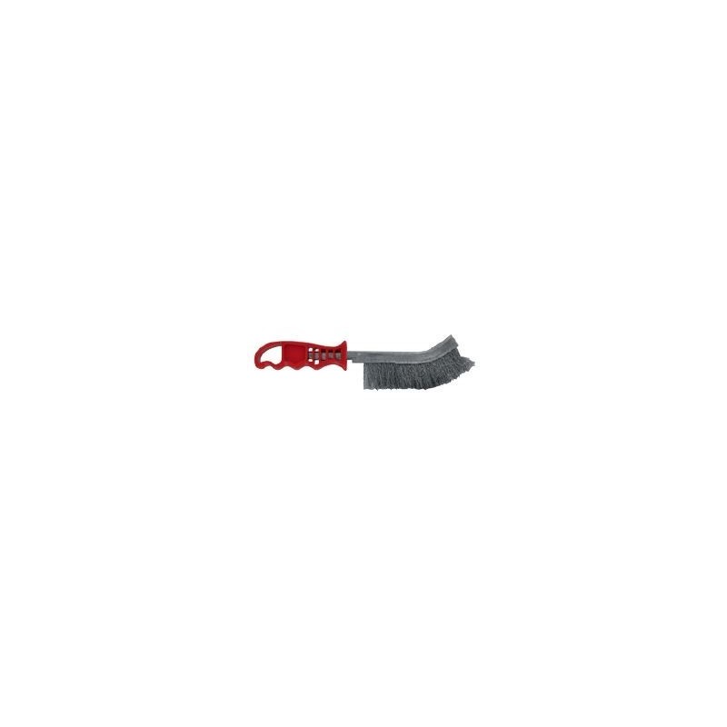 Steel wire brush with plastic handle, Tivoly Steel wire brush with plastic handle, Tivoly