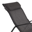 Rocking sun lounger BOSTON grey