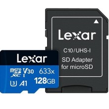 Mälu micro sdxc 128gb uhs-I/w/adapter lsdmi128bb633a, Lexar