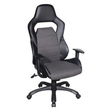 Рабочий стул COMFORT черный/серый