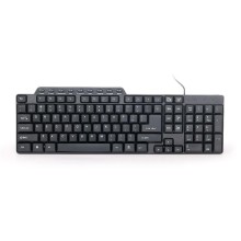 Keyboard multimedia usb eng/black kb-um-104, Gembird