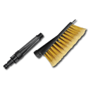 2-function washing brush with nozzle
