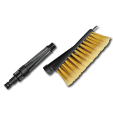 2-function washing brush with nozzle