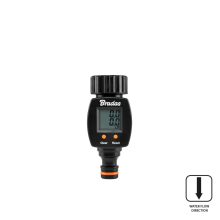 Water flow meter - 3/4" female thread + nipple