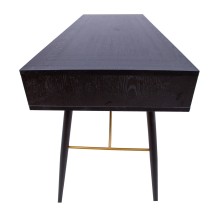 Desk LUXEMBOURG 120x48xH75cm, black