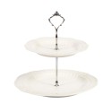 Platter 2x SOFIA, D20/26,5cm, white