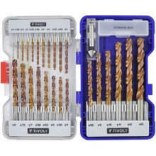 Metal drills set FURIUS HSS 1-13mm, 25pcs + countersink 15 mm