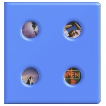 Polaroid album Go Puffy Large, blue