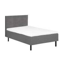 Couch LANDE 90x200cm, with headboard, grey