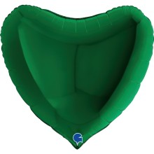Heart Green Dark balloon