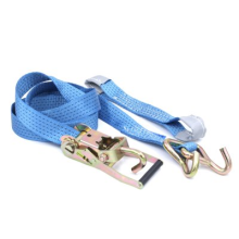 Load strap for attaching the car to the trailer