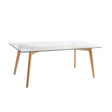 Придиванный столик HELENA 120x60xH45см, стекло