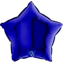 Star Metallic Blue Capri Balloon