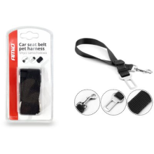Pet leash with seat belt attachment