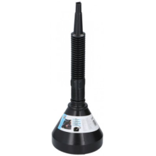 Funnel with flexible throat black