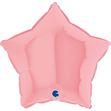 Star Matte Pink Balloon