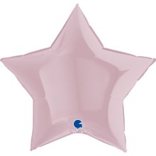 Star Pastel Pink Balloon