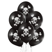 Latex set 'Skull & Crossbones' (6 pcs)