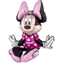 Multi-Balloon Sitting Minnie Mouse 45 cm