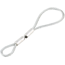 Safety rope 5mm/0.2m on the towbar of the trailer