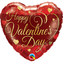 Valentine`s Classic script balloon