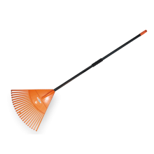 22-tine rake leaf, metal handle