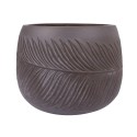 Lillepott, madal PALM-2, D36xH25cm, pruun