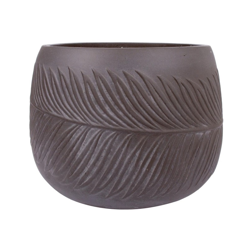 Lillepott, madal PALM-2, D36xH25cm, pruun Lillepott, madal PALM-2, D36xH25cm, pruun