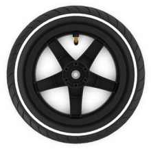 Buddy wheel black 12.5X2.25-8