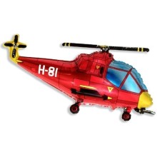 Shape Helicopter Red