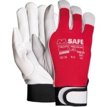 Перчатки из козьей кожи M-Safe Tropic Premium, размер 9, липучка