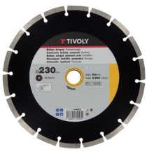 Diamond disc Tivoly segment 125x22,2mm