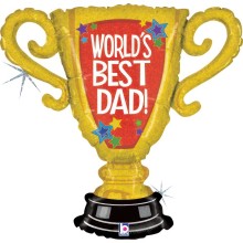 Shape Best Dad Trophy