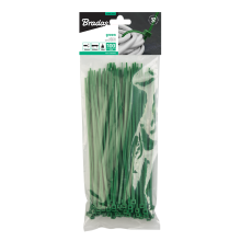 Cable ties 3,6 x 150mm GREEN, 100pcs