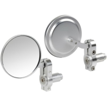 Rear view mirrors 2 pcs., aluminum