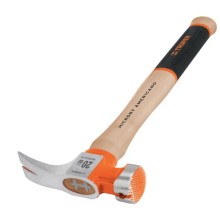 Carpenters hammer with wooden handle and non-slip grip 560g Truper®