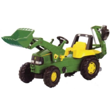 Pedal tractor John Deere with bucket and loader
