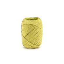 Plastic ribbon 5 mm * 10 m golden
