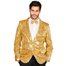 Jacket Showtime with golden sequins S