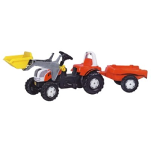 Pedal tractor Rollykid Steyer with bucket and trailer