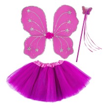 Children's costume Fairy, hot pink