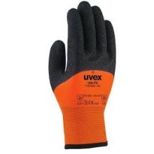 Winter safety gloves Uvex Unilite Thermo HD, orange, size 8