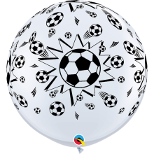Latex set 'Soccer Balls', 2 pcs 90cm