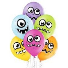 Latex set 'Funny Monsters' (6 pcs)
