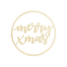 Decoration Merry Xmas, 28cm