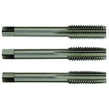 Set of 3 HSS DIN352 hand taps M12, bright, uncoated, T Line
