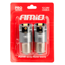 Led bulb 2pcs canbus P21W 4X3030SMD white 12/24V