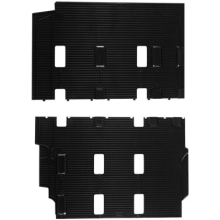 VWT5/T6 rubber mats central+rear (not suitable for Multivan)